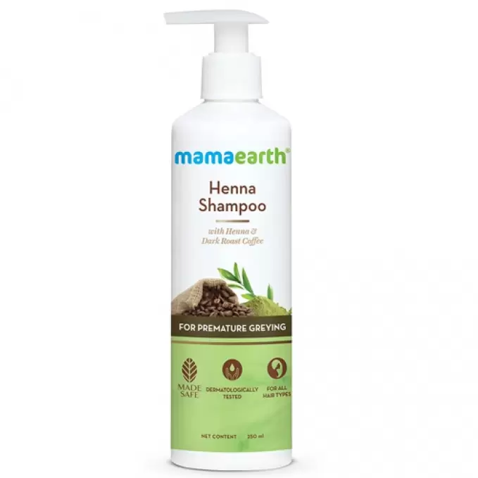 MAMAEARTH HENNA SHAMPOO  250 ml