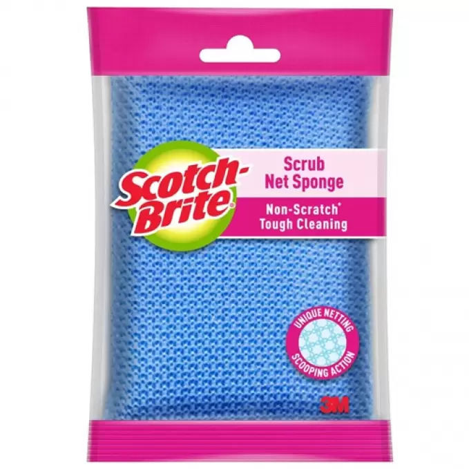 SCOTCH BRITE SCRUB NET SPONGE 1 Nos