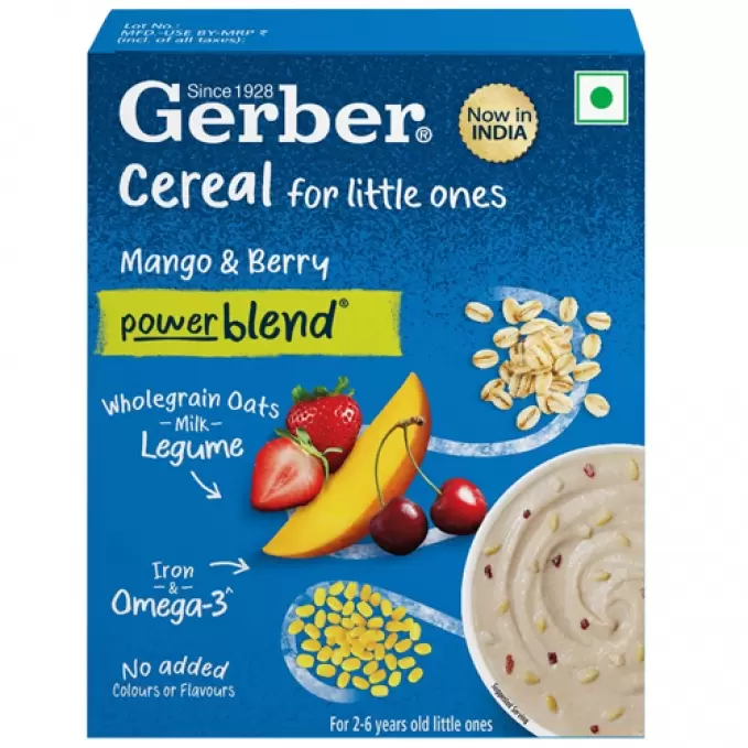 GERBER POWER BLEND MANGO & BERRY 300 gm