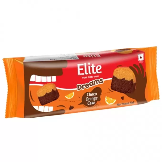 ELITE DREAMS CHOCO ORANGE CAKE  140 gm