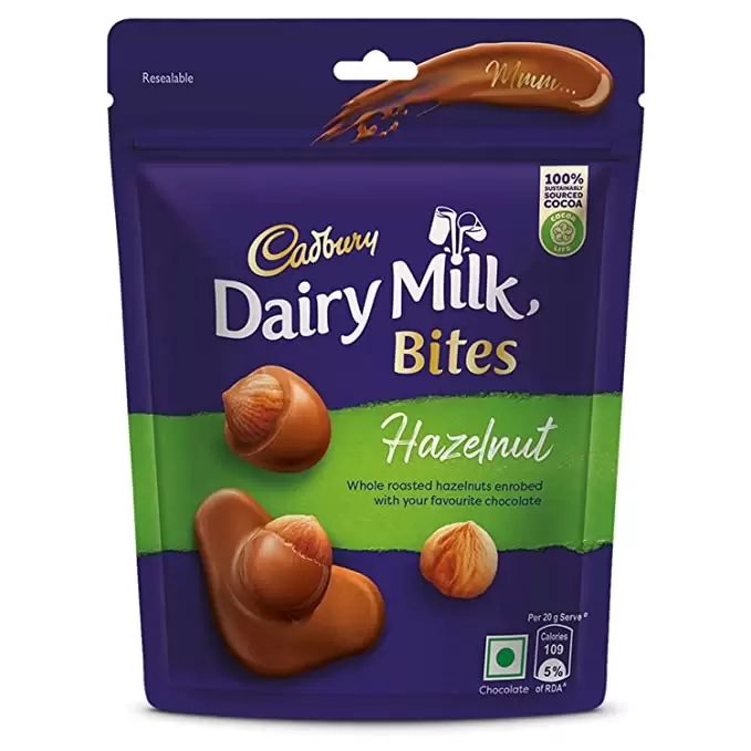 CADBURY DAIRY MILK BITES HAZELNUT 40 gm