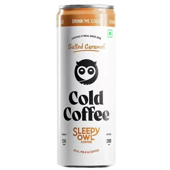 SLEEPY OWL COLD COFFEE SALTED CARAMEL  200 ml