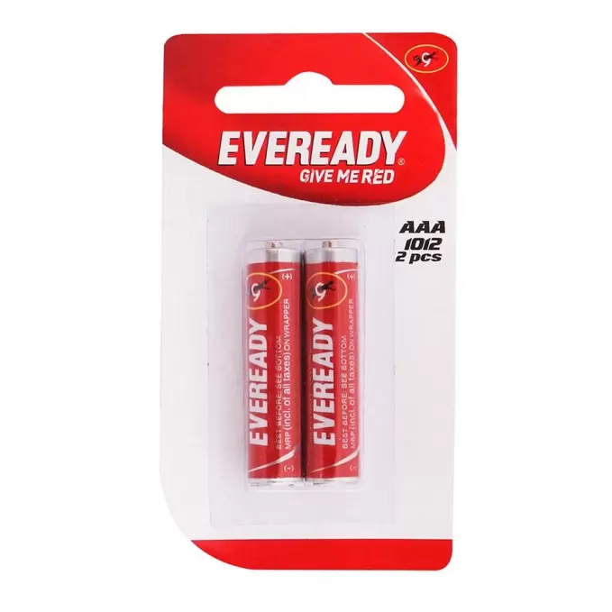 EVEREADY AAA 1012 BATTERIES 2PCS 2 pcs