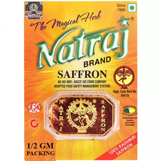 NATRAJ SAFFRON 1/2GM 0.5 gm