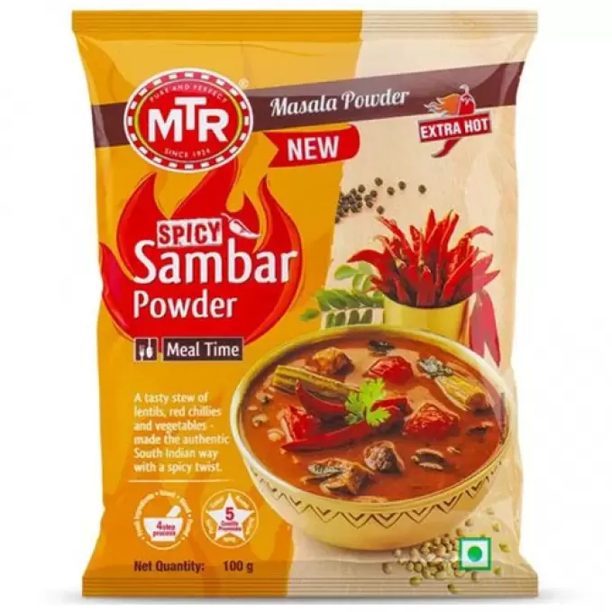 MTR SPICY SAMBAR POWDER 100 gm
