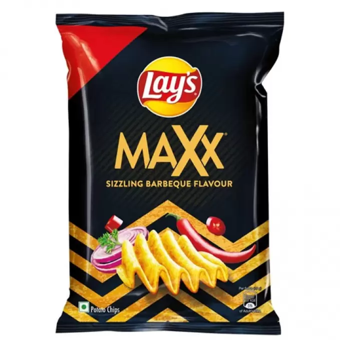LAYS MAXX SIZZLING BARBEQUE 56 gm