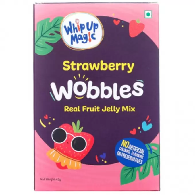 WHIP UP MAGIC WOBBLES STRAWBERRY JELLY MIX  40 gm