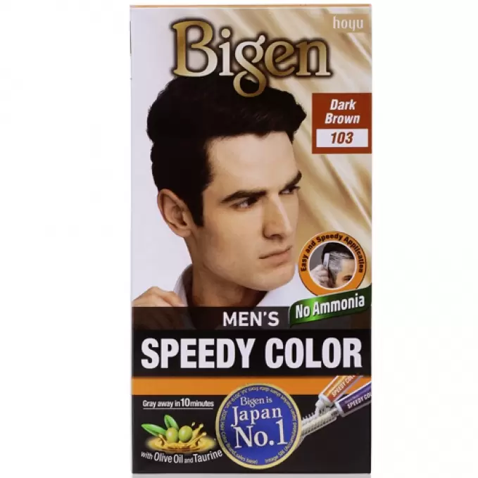 BIGEN MENS SPEEDY COLOR DARK BROWN 103 80 gm