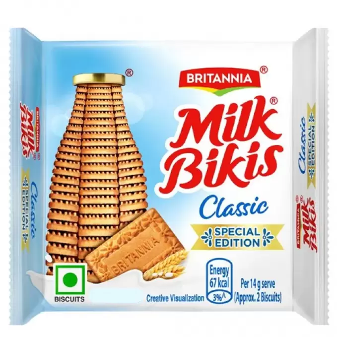 BRITANNIA MILK BIKIS CLASSIC 288g 288 gm