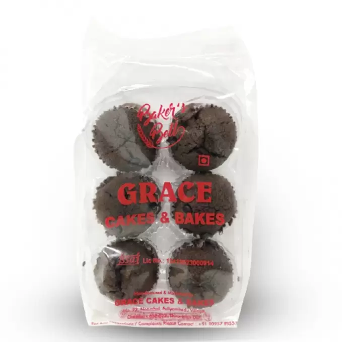 GRACE CHOCOLATE MUFFIN 6 pcs