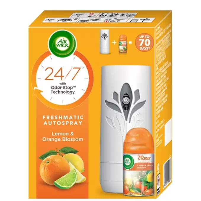 AIRWICK LEMON & ORANGE BLOSSOM AUTOSPRAY SET 250 ml