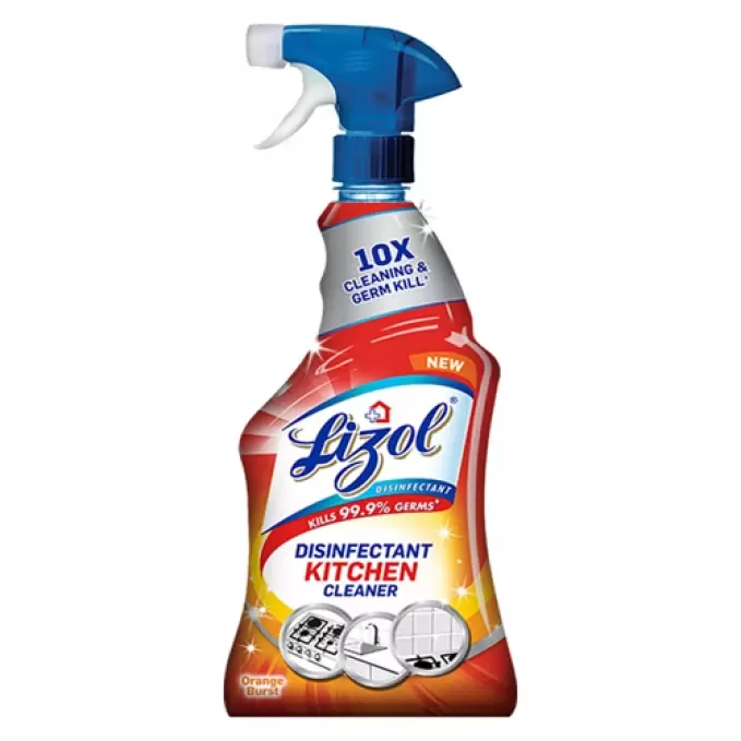 LIZOL ORANGE BURST DISINFECTANT KITCHEN CLEANER 450m 450 ml