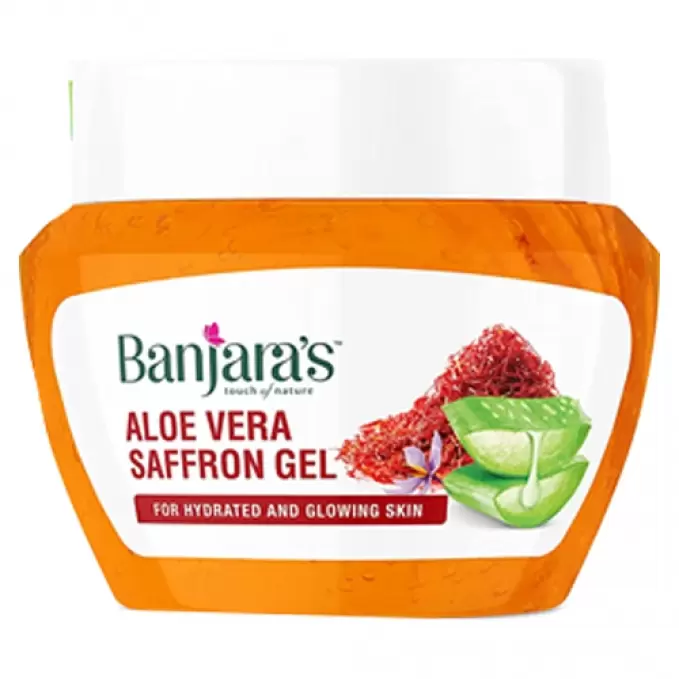 BANJARAS ALOE VERA SAFFRON GEL 100g 100 gm