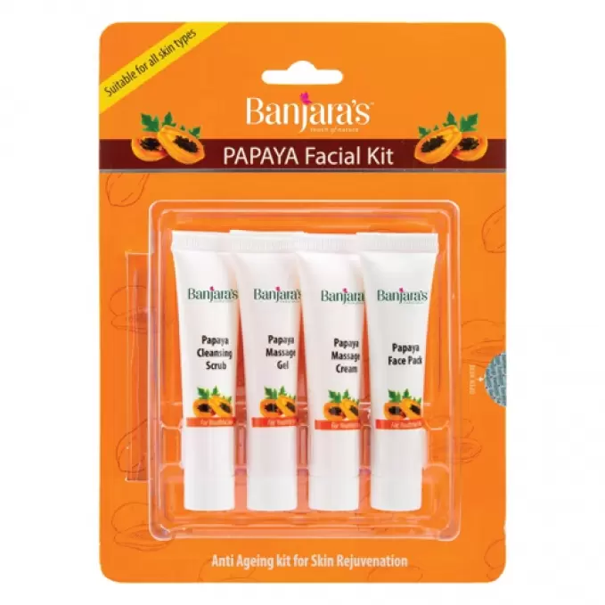 BANJARAS PAPAYA FACIAL 60g KIT 60 gm