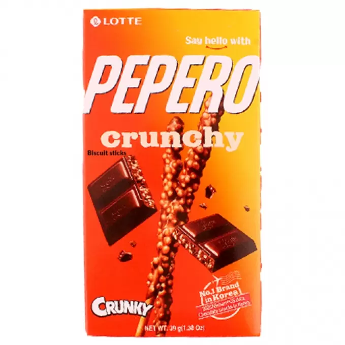 LOTTE PEPERO CRUNCHY STICKS 39g 39 gm