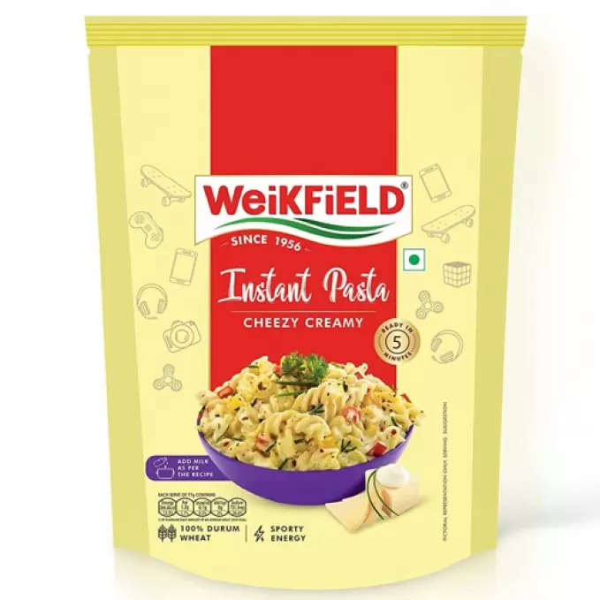 WEIKFIELD INSTANT PASTA CHEEZY CREAMY 77g 77 gm