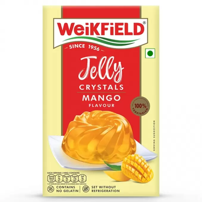 WEIKFIELD JELLY CRYSTALS MIX MANGO 90g 90 gm