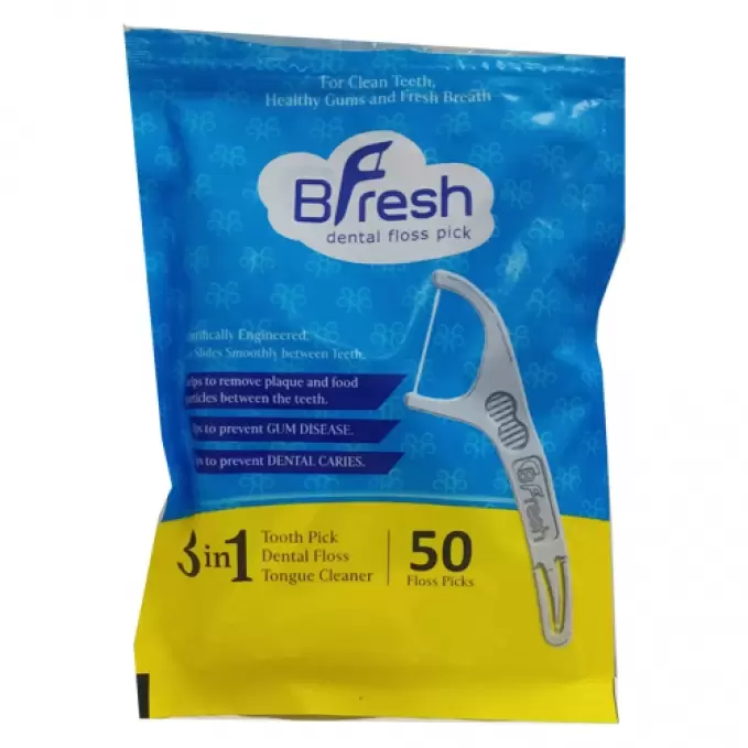 BFRESH DENTAL FLOSS PICK 50n 50 Nos