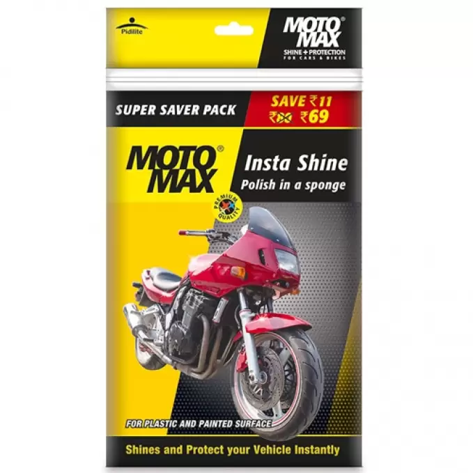 MOTO MAX INSTA SHINE SPONGE 4n 4 Nos
