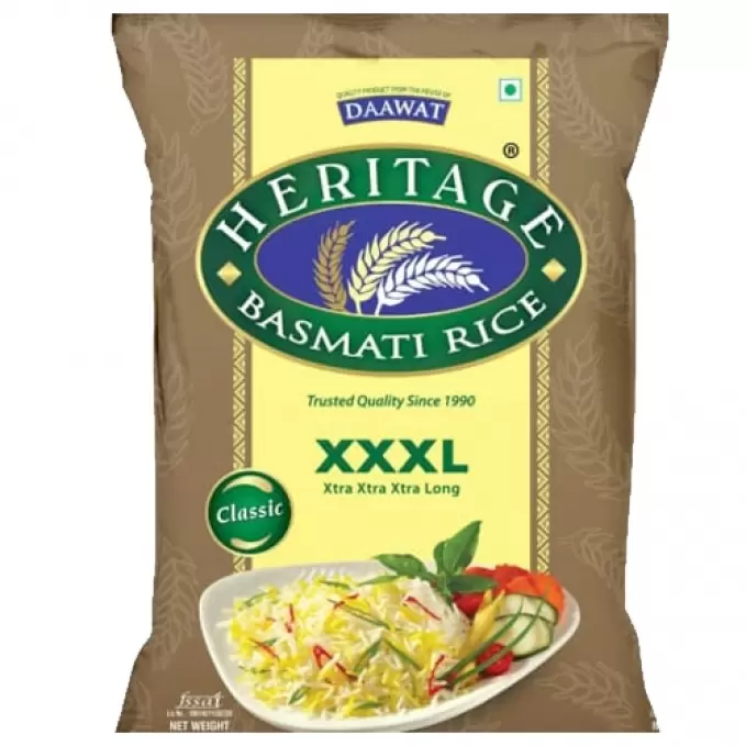 HERITAGE XXXL BASMATI RICE 1 kg