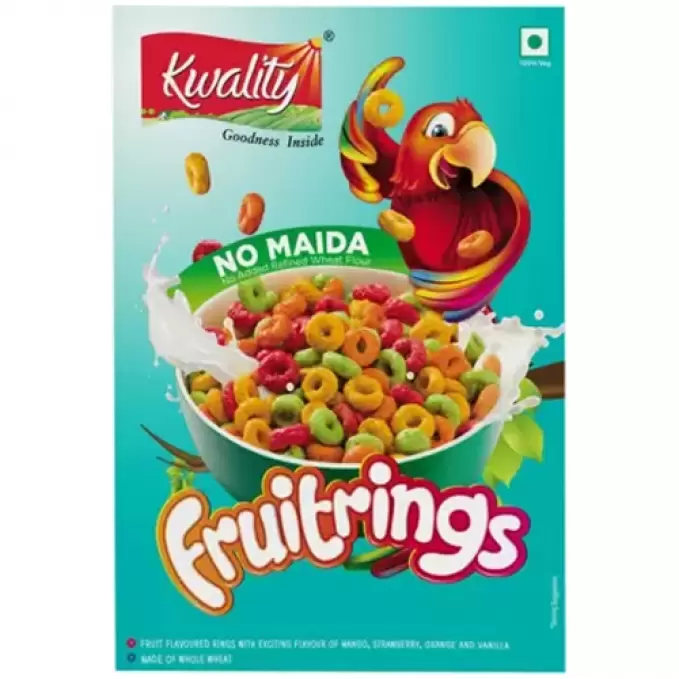 KWALITY FRUITRINGS 375g 375 gm