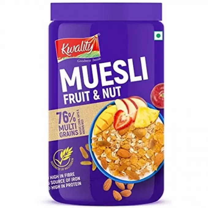 KWALITY MUESLI FRUIT & NUT 1kg JAR 1 kg