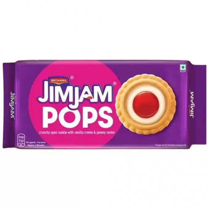 BRITANNIA JIM JAM POPS 350g 350 gm