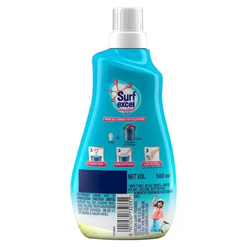 SURF EXCEL EASY WASH LIQUID 500 ml