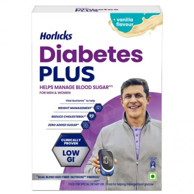 HORLICKS DIABETES PLUS VANILLA 400g REF 400 gm