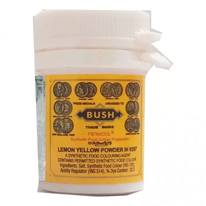 BUSH LEMON YELLOW POWDER 10g 10 gm