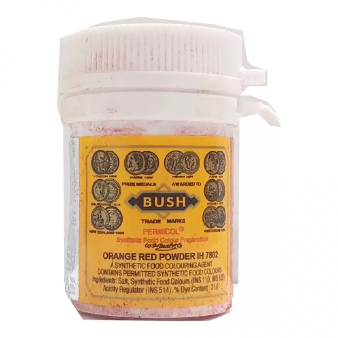 BUSH ORANGE RED POWDER 10g 10 gm