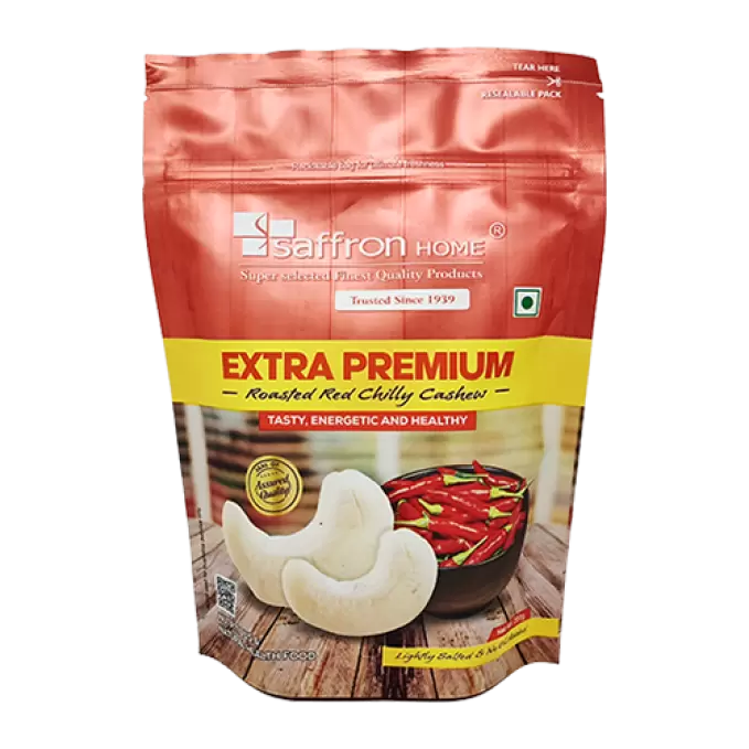SAFFRON ROASTED RED CHILLY CASHEW 200g 200 gm