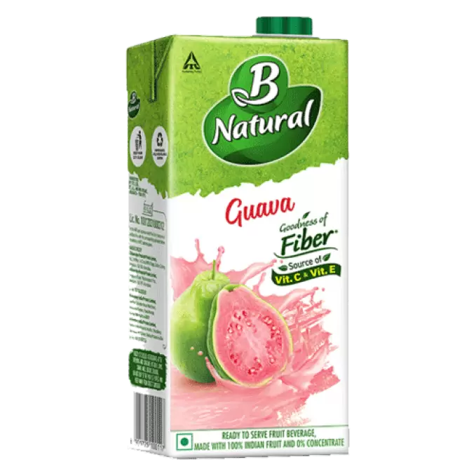 B NATURAL GUAVA GUSH 1 l