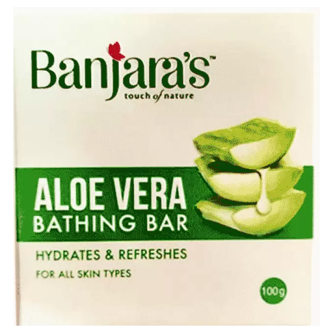 BANJARAS ALOE VERA BATHING BAR 100g 100 gm
