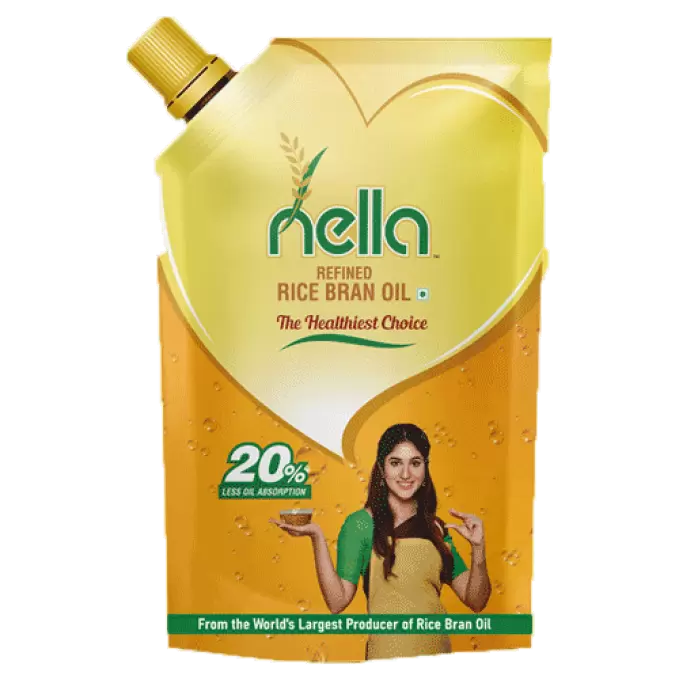 NELLA REFINED RICE BRAN OIL 1ltr 1 l