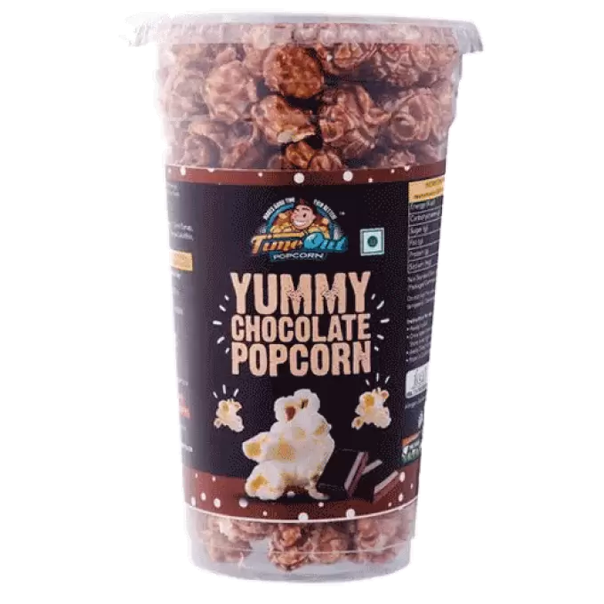 TIMEOUT CHOCOLATE POPCORN JAR 70 gm