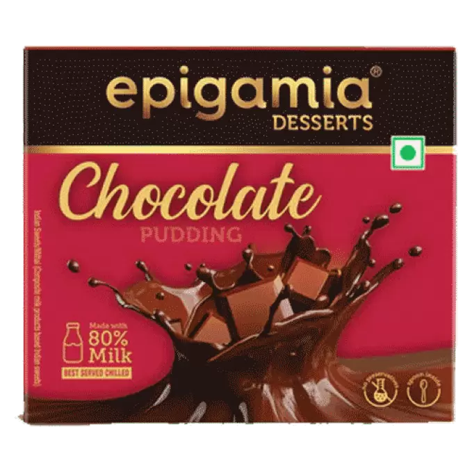 EPIGAMIA DESSERTS CHOCOLATE PUDDING 70g 70 gm