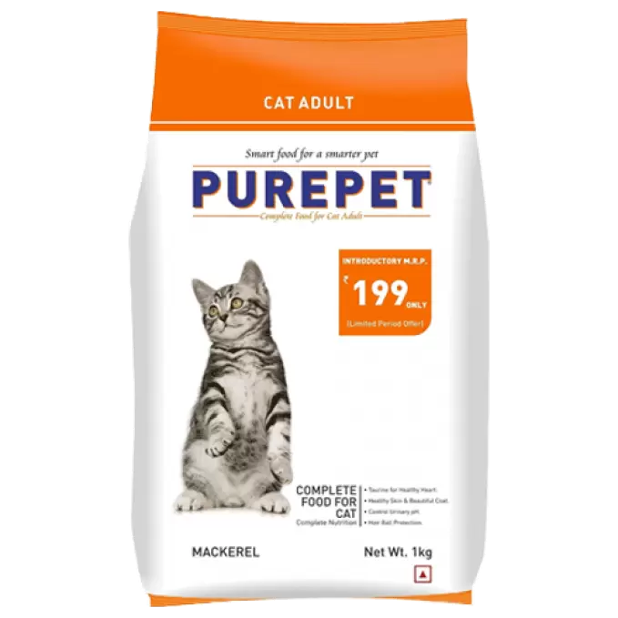 PUREPET CAT ADULT MACKEREL 1kg 1 kg