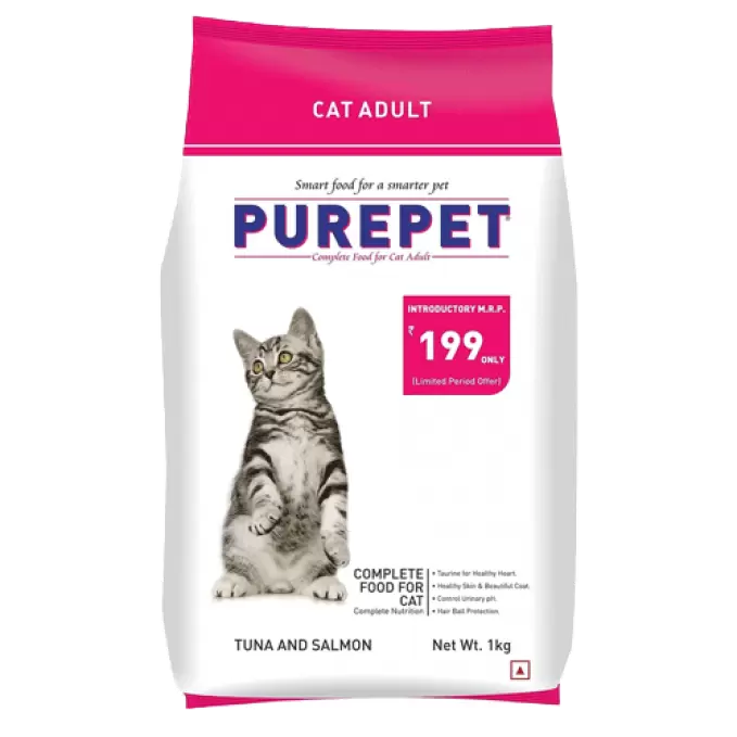 PUREPET CAT ADULT TUNA AND SALMON 1kg 1 kg