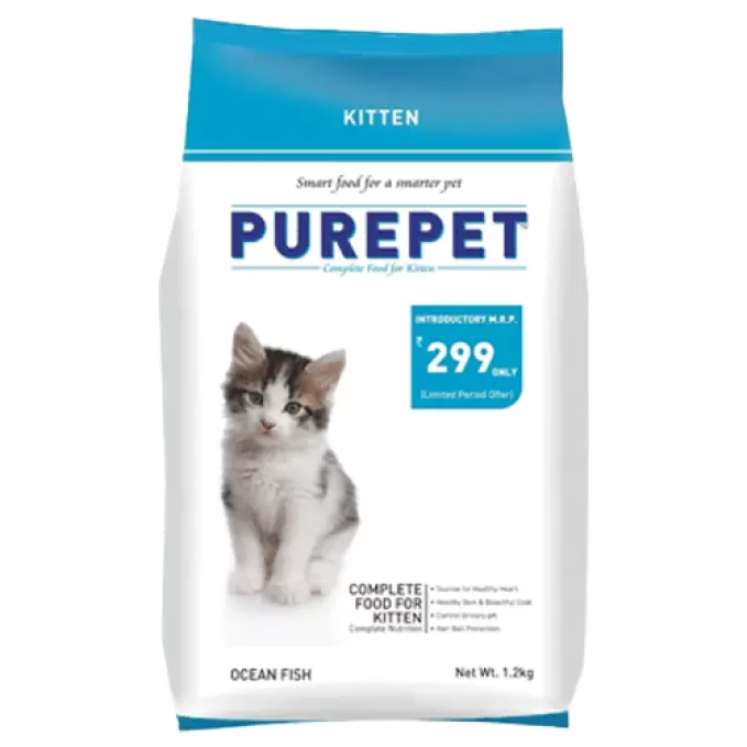 PUREPET KITTEN OCEAN FISH 1.2kg 1.2 kg