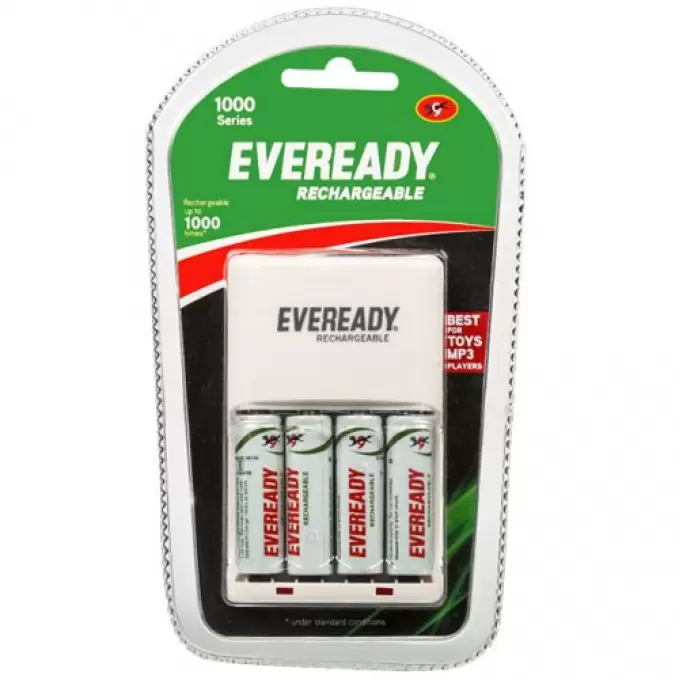 EVEREADY RECHARGEABLE 230V 50Hz CHARGER 4 pcs