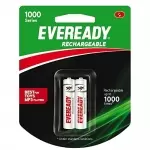 Eveready rechargeable 2aaa 1000 series