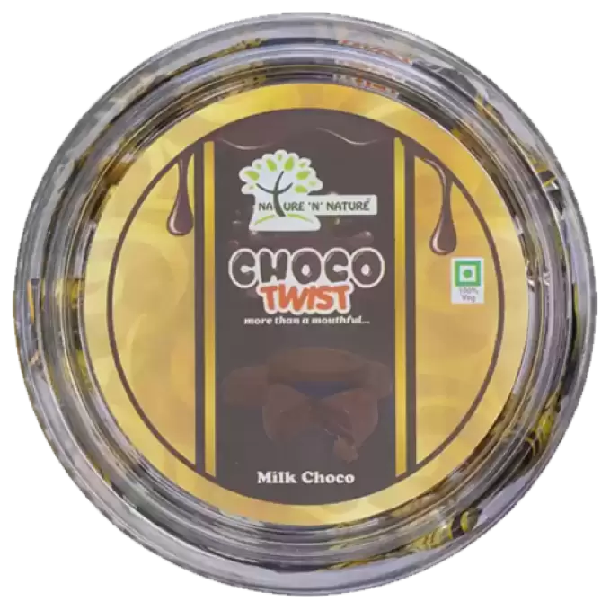 NATURE N NATURE CHOCO TWIST MILK CHOCO 100 gm