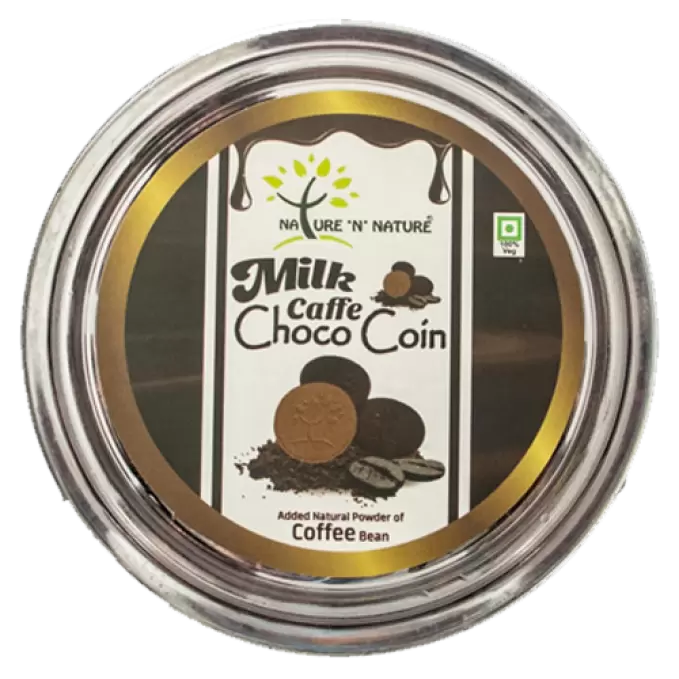 NATURE N NATURE MILK CAFFEE CHOCO COIN  135 gm
