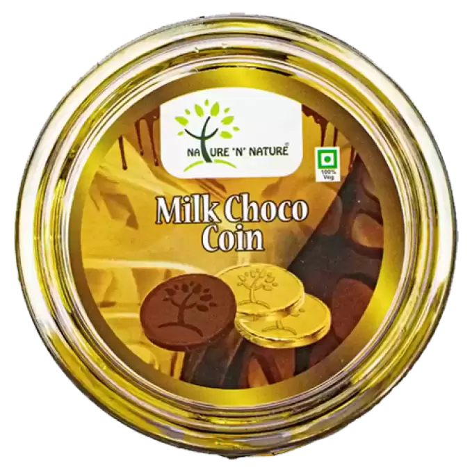 NATURE N NATURE MILK CHOCO COIN  135 gm