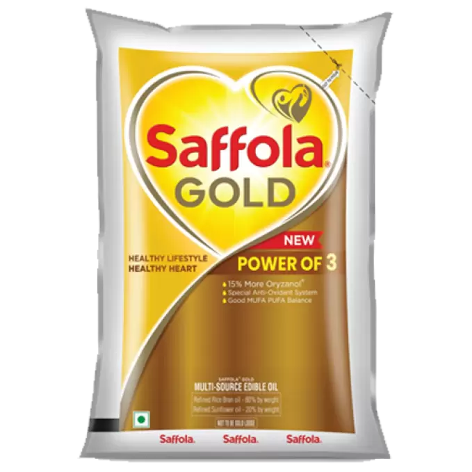 SAFFOLA GOLD LOSORB BLENDED OIL POUCH 1 l