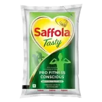 Saffola tasty edible oil pouch (green)