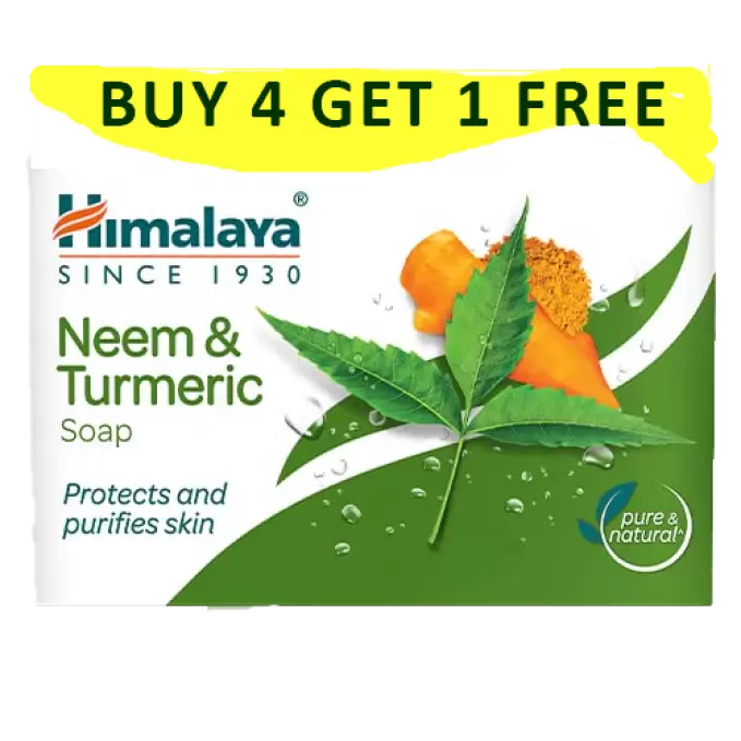 HIMALAYA NEEM & TURMERIC SOAP 4X75GM SET PACK 75 gm