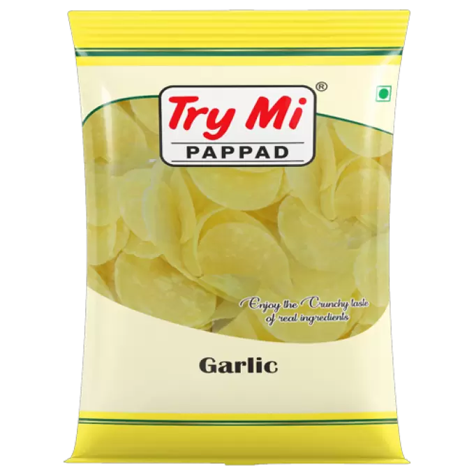 TRY MI GARLIC PAPPAD  200 gm