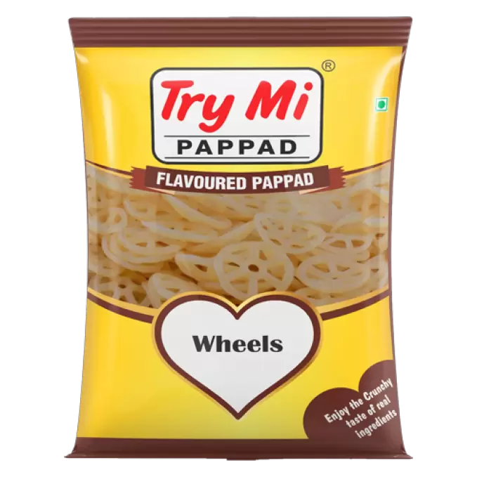 TRY MI WHEELS PAPPAD  200 gm